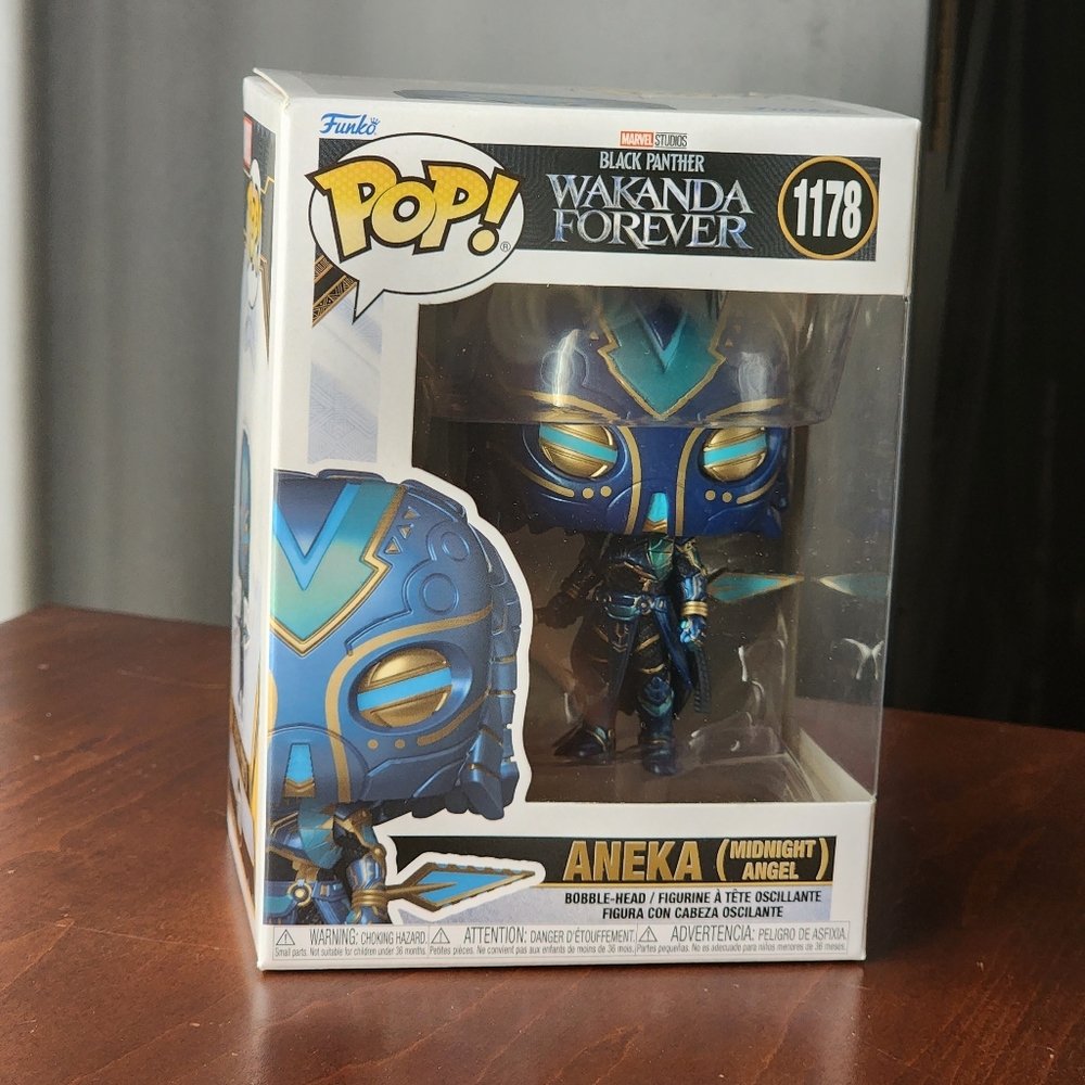 Funko Pop Wakanda Forever Aneka Midnight Angel Bobblehead